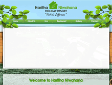 Tablet Screenshot of harithaniwahana.com